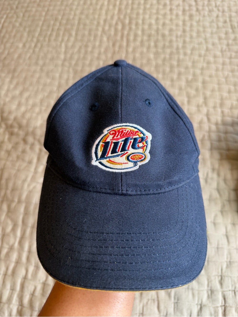 Vintage Miller Lite Beer Velcro Hat